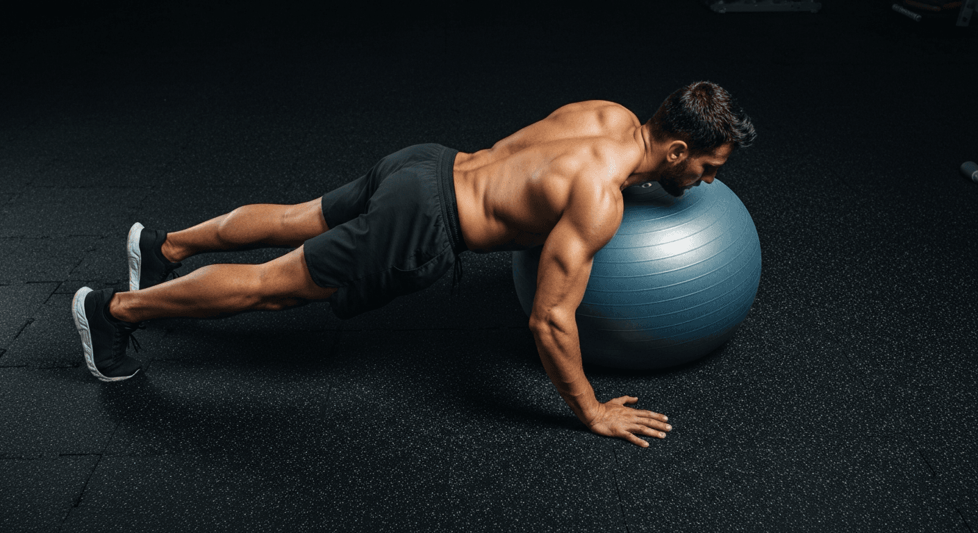 25-Minute Stability Ball Core Workout for Men