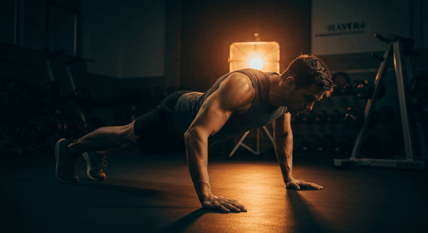 Push-Up to Row: Combining Push and Pull for a Complete Upper Body Workout