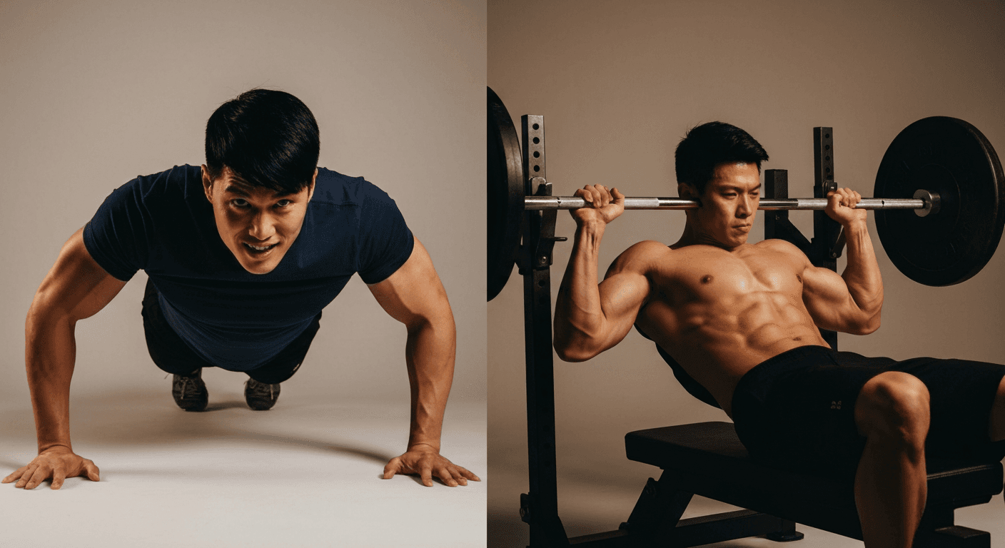 Push-Ups vs. Bench Press: Which is More Effective for Chest Growth?