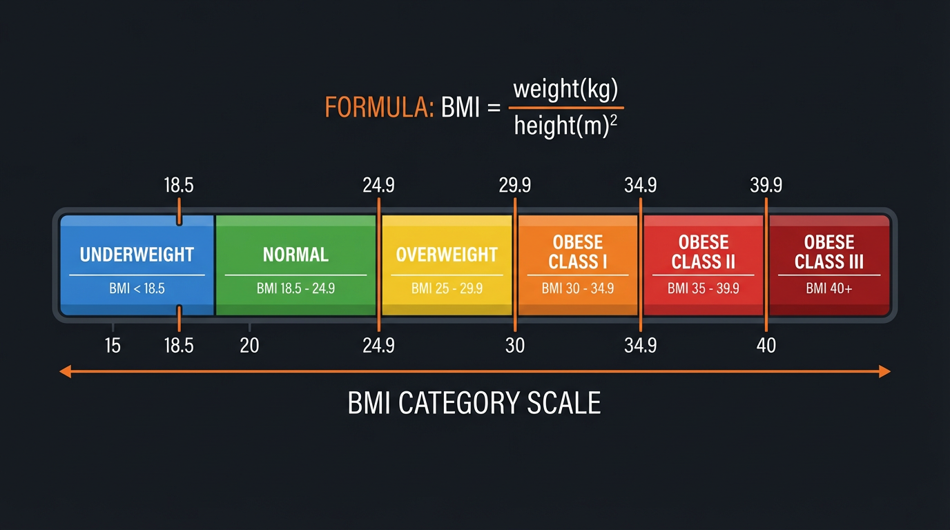 Diagram showing how the BMI Calculator works