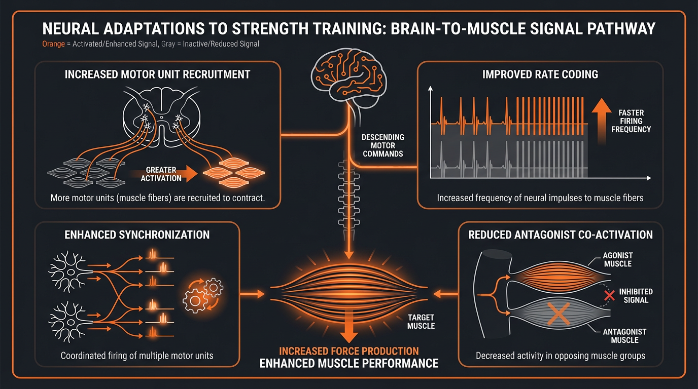 Diagram illustrating key concepts from 15 Science-Backed Benefits of Strength Training for Men and Women