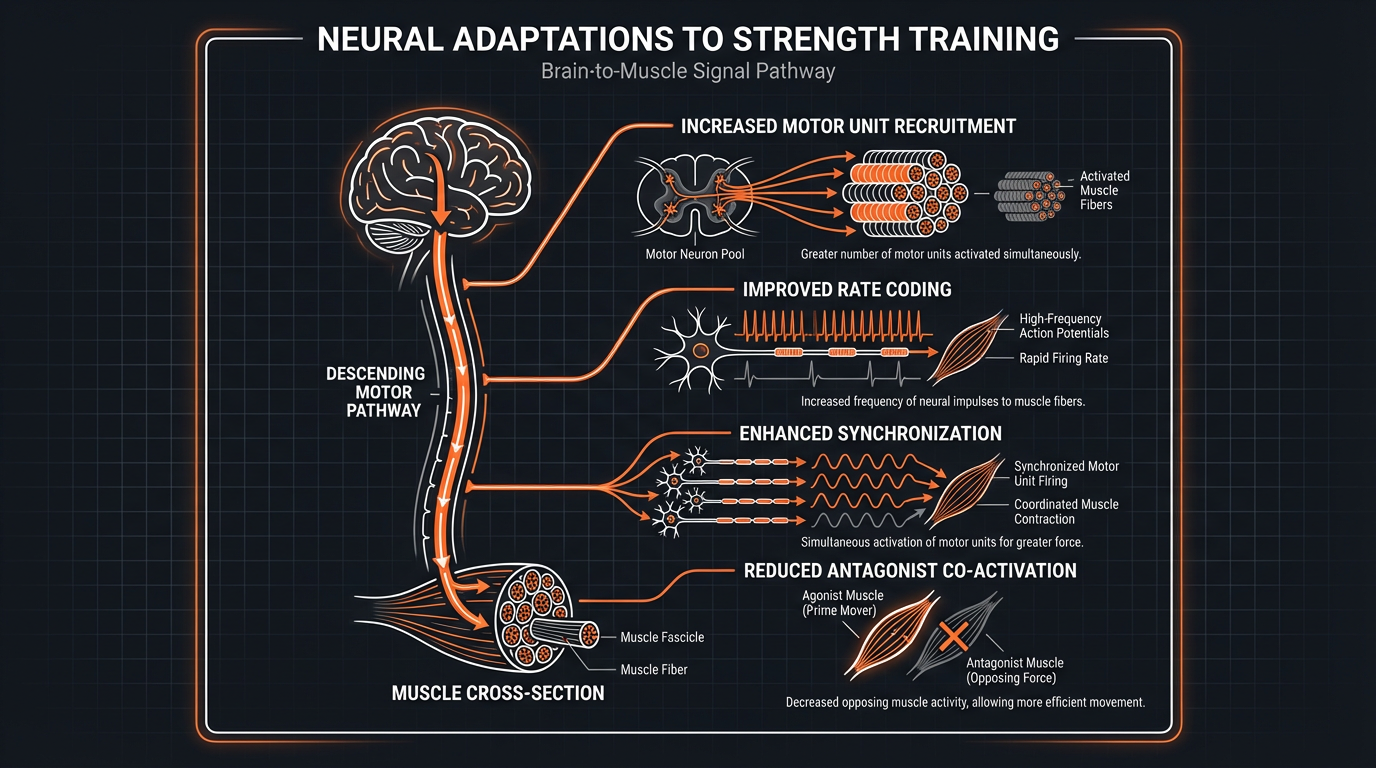 Diagram illustrating key concepts from Common Strength Training Mistakes and How to Avoid Them