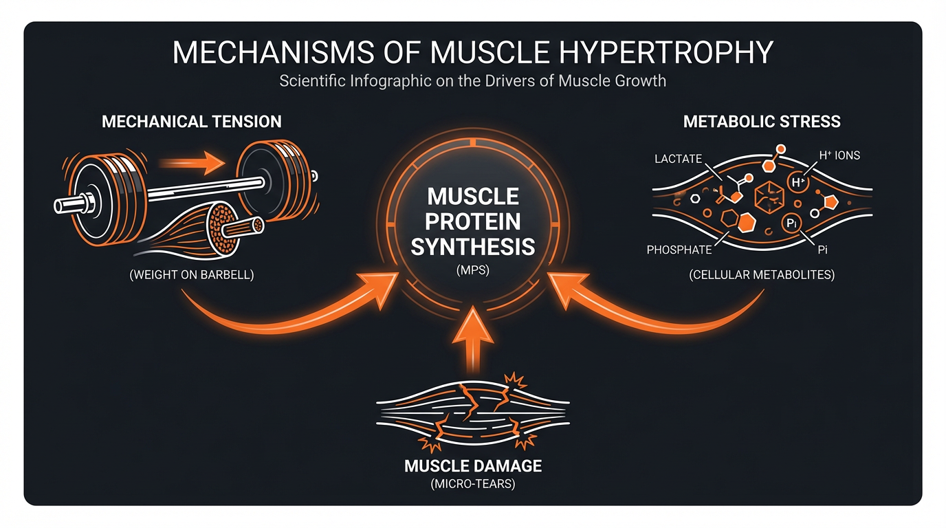 Diagram illustrating key concepts from Full Body vs. Split Routines: Best Approach for Natural Bulking