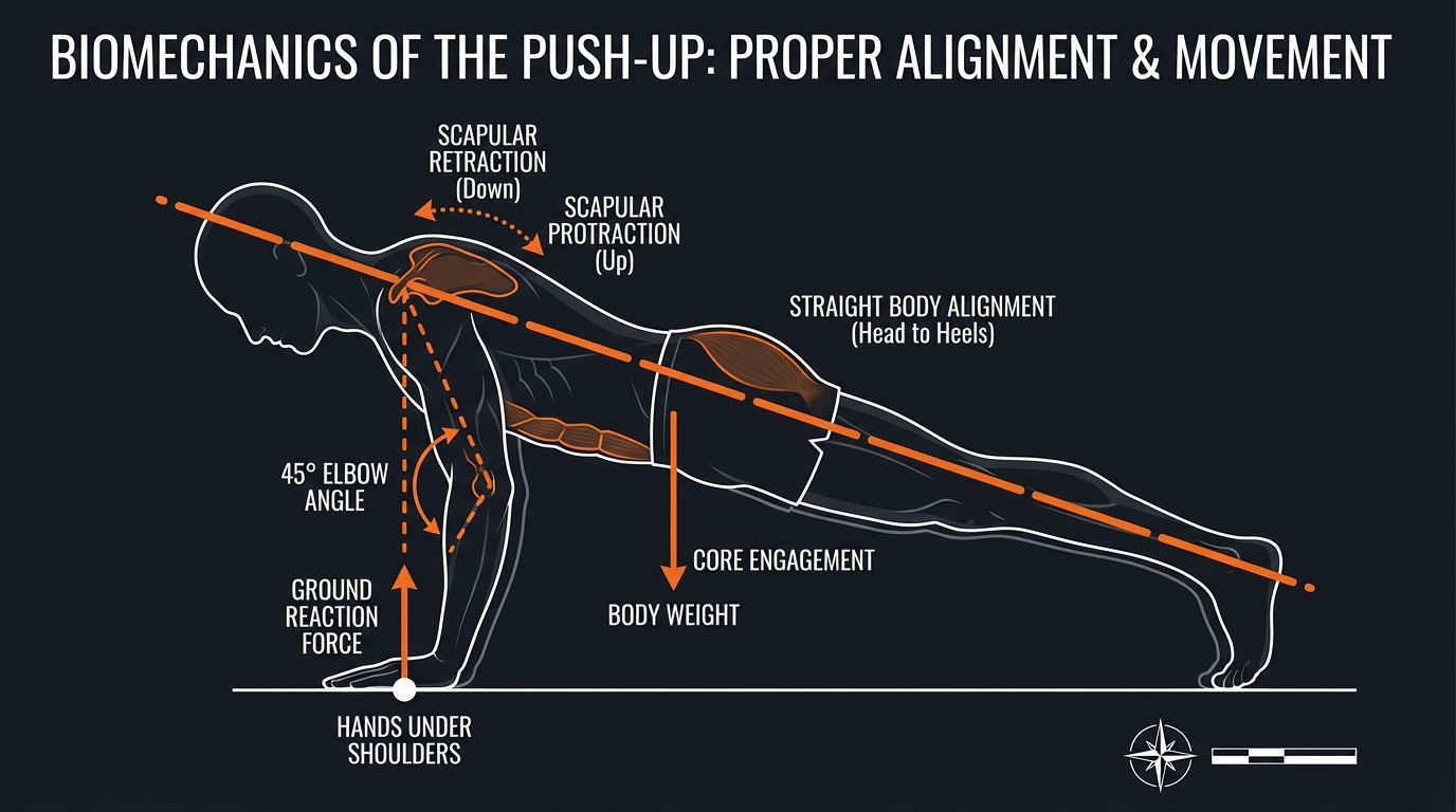 Diagram illustrating key concepts from Handstand Push-Ups: Mastering the Advanced Shoulder and Core Exercise