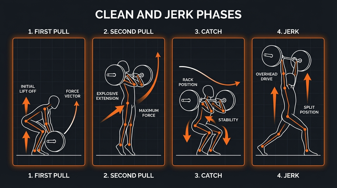 Diagram illustrating key concepts from Is Olympic Weightlifting Good for Building Muscle?