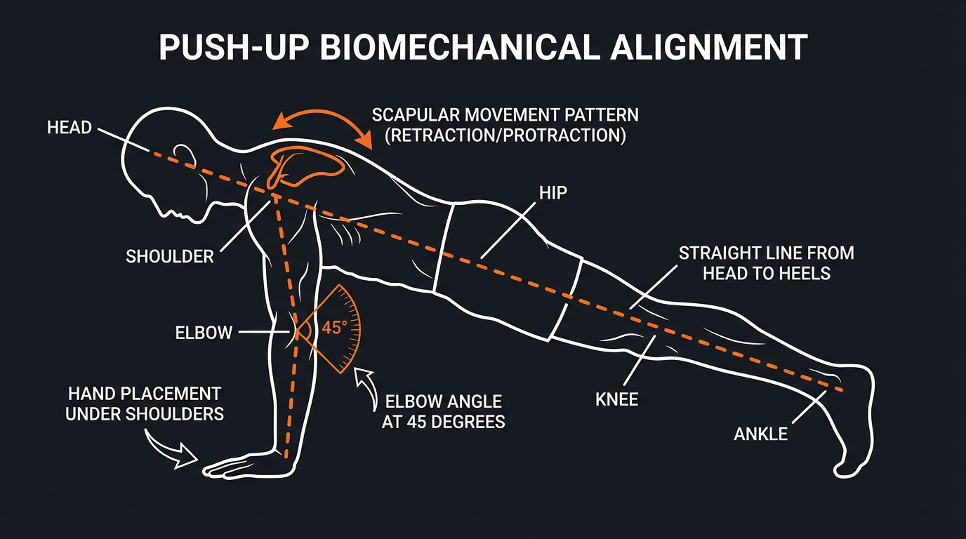 Diagram illustrating key concepts from Plyometric Push-Ups: Explosive Power Training for Upper Body