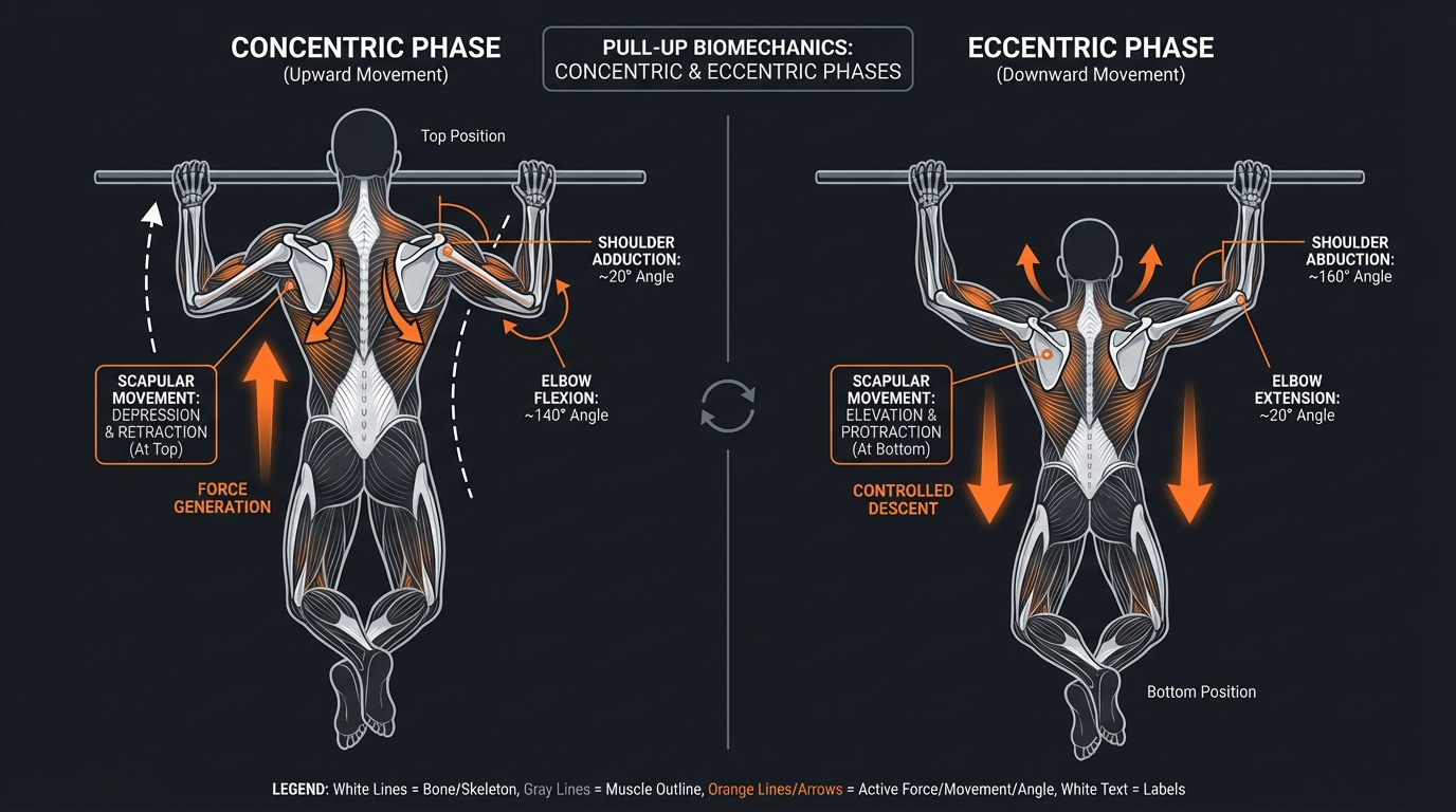Diagram illustrating key concepts from Pull-Up vs. Chin-Up: Which is Better for Back and Bicep Development?