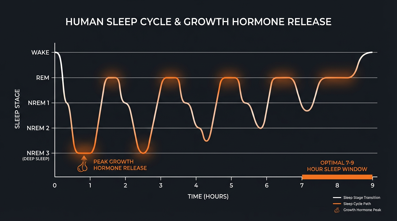 Diagram illustrating key concepts from Sleep Optimization: How to Improve Your Sleep Quality for Better Health