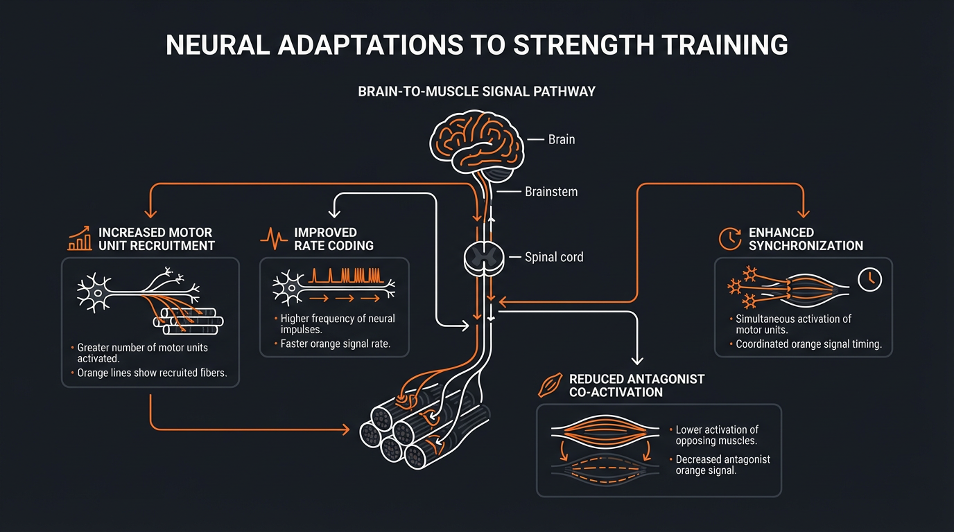 Diagram illustrating key concepts from Strength Training for Runners: Improving Performance and Preventing Injuries