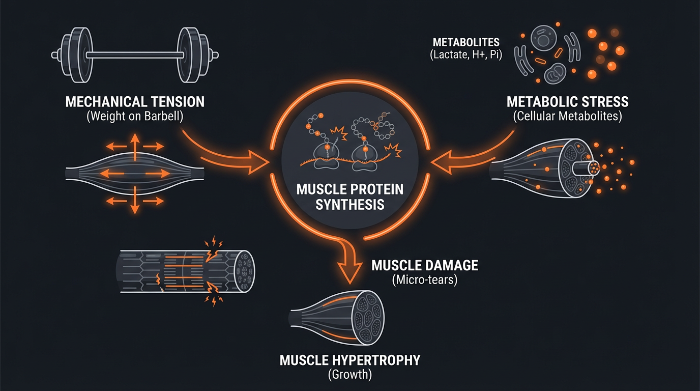 Diagram illustrating key concepts from The Ultimate Guide to Bulking Supplements: What Works and What Doesn't
