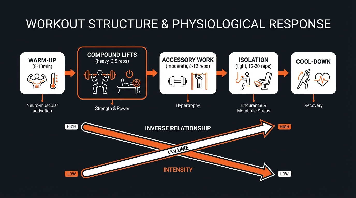Diagram illustrating key concepts from The Ultimate Guide to Pre and Post-Workout Nutrition