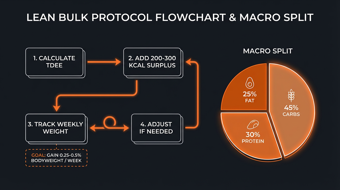 Diagram illustrating key concepts from Top 15 Nutrient-Dense Foods for Clean Bulking